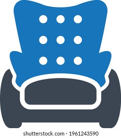 Sofa chair icon vector illustration