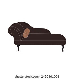 Silla de sofá icono ilustración vectorial diseño simple