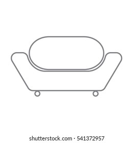 sofa, chair, icon, vector illustration EPS 10