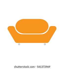 sofa, chair, icon, vector illustration EPS 10