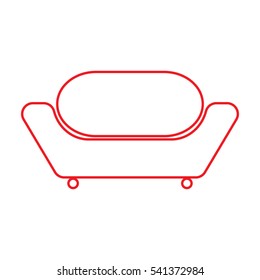 sofa, chair, icon, vector illustration EPS 10