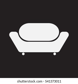 sofa, chair, icon, vector illustration EPS 10