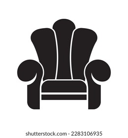 Sofa chair logo icon,illustration design template
