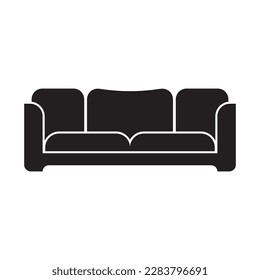 Sofa chair logo icon,illustration design template
