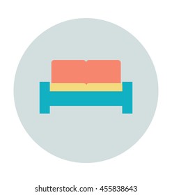 Sofa Colored Vector Illustration