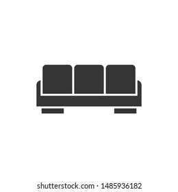 Sofa and couch icon. New trendy sofa and couch vector illustration symbol.