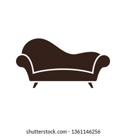 Sofa Couch Icon Vector Template
