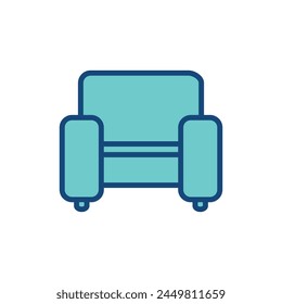 Sofa Couch Icon Vector Template Illustration Design