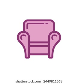 Sofa Couch Icon Vector Template Illustration Design