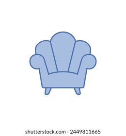 Sofa Couch Icon Vector Template Illustration Design