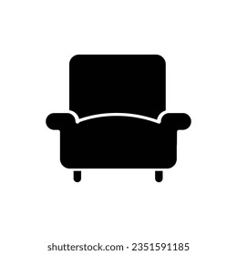 Sofa, couch line icon, outline vector sign, Furniture symbol, logo illustration on white background