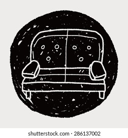 Sofa Doodle Stock Vector (Royalty Free) 286137002 | Shutterstock