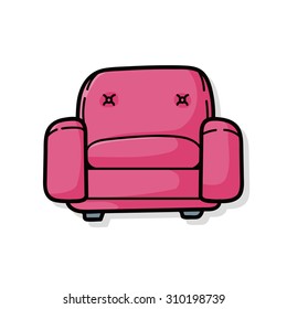 Sofa Doodle Stock Vector (Royalty Free) 351052202 | Shutterstock