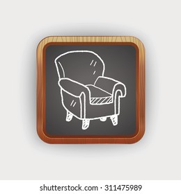 Sofa Doodle Stock Vector (Royalty Free) 311475989 | Shutterstock