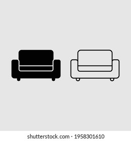 Icono de relleno y contorno de software conjunto de ilustraciones vectoriales aisladas