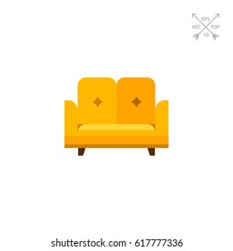 Sofa flat icon