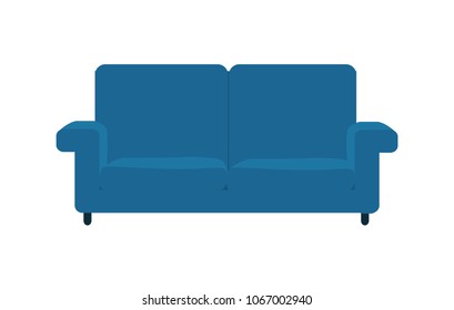 Sofa flat vector design