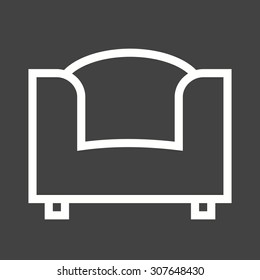 Sofa, furniture, couch icon vector image.Can also be used for furniture design. Suitable for mobile apps, web apps and print media.