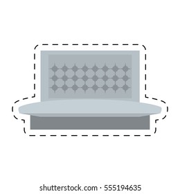 sofa furniture house relax cut line vector illustration eps 10