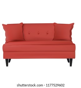 Sofa Furniture Isolated on White Background