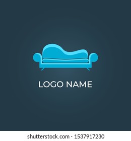 Sofa Furniture Logo Isolated Chair Vector Stock Vector (Royalty Free ...