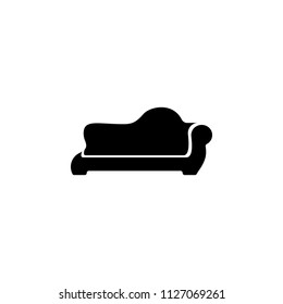 sofa glyph icon. Element of furniture icon for mobile concept and web apps. This sofa glyph icon can be used for web and mobile. Premium icon on white background