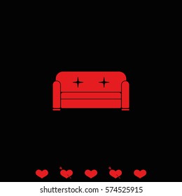 Sofa icon.