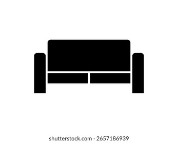 Ícone do Sofa. Ilustração vetorial colorida.