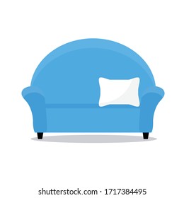Sofa   Symbol . Vektorillustration für Sofa