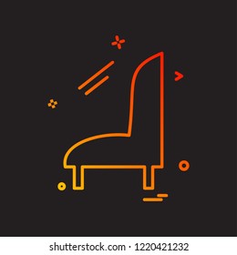 Sofa icon design vector