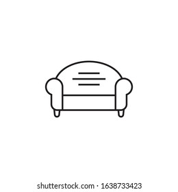 sofa icon design. vector illustration