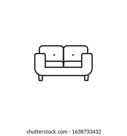 sofa icon design. vector illustration
