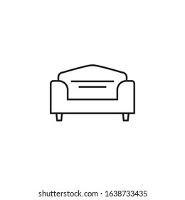 sofa icon design. vector illustration