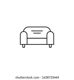 sofa icon design. vector illustration