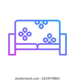 Sofa Icon Element For Design