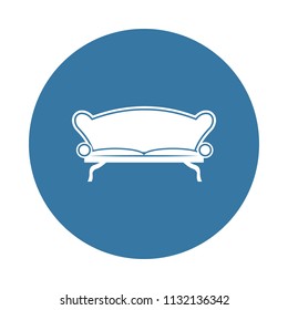sofa icon. Element of Furniture icons for mobile concept and web apps. Badge style sofa icon can be used for web and mobile apps