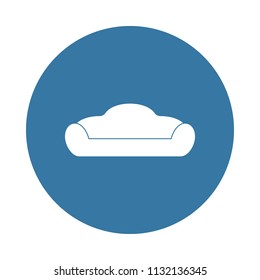 sofa icon. Element of Furniture icons for mobile concept and web apps. Badge style sofa icon can be used for web and mobile apps