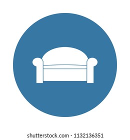 sofa icon. Element of Furniture icons for mobile concept and web apps. Badge style sofa icon can be used for web and mobile apps