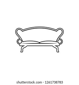 sofa icon. Element of Furniture for mobile concept and web apps icon. Thin line icon for website design and development, app development