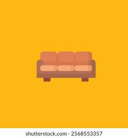 Sofa icon flat vector design