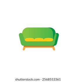 Sofa icon flat vector design