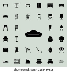 sofa icon. Furniture icons universal set for web and mobile