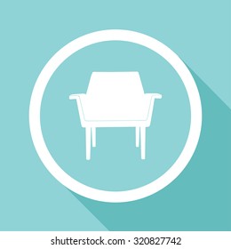 Sofa icon great for any use. Vector EPS10.