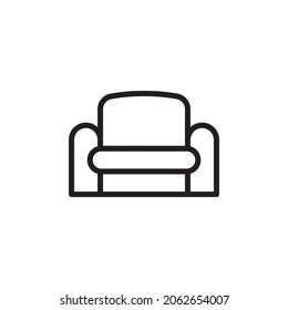 sofa icon. high quality icons suitable for furniture business, internet, web design graphic assets, apps, drawing and coloring books, print media, etc. EPS 10 vector line icon on a white background.