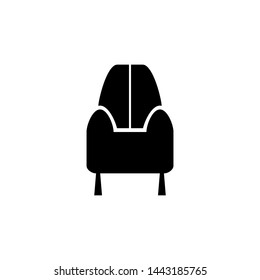 Sofa icon. Home furniture button