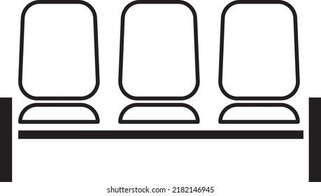 ilustración de icono de sofá símbolo vectorial aislado en white.eps
