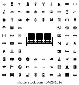 sofa icon illustration isolated vector sign symbol