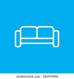 sofa icon illustration isolated vector sign symbol