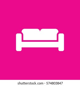 sofa icon illustration isolated vector sign symbol