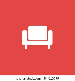 Sofa icon illustration isolated vector sign symbol